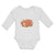 Long Sleeve Bodysuit Baby Sleeping Fox on Autumn Bushy Leaves and Flower Cotton