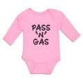 Long Sleeve Bodysuit Baby Pass 'N' Gas Boy & Girl Clothes Cotton