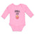 Long Sleeve Bodysuit Baby Small Fried Snack Food in An Bowl with Face Cotton