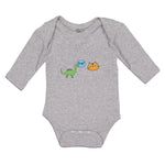 Long Sleeve Bodysuit Baby Sup Toy Dinosaur and Cat Face Boy & Girl Clothes