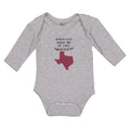 Long Sleeve Bodysuit Baby When God Made Me He Said, ''Whoop!'' Cotton