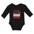 Long Sleeve Bodysuit Baby I'M Cute, Polish! Poland Flag Central Europe Cotton