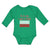 Long Sleeve Bodysuit Baby I'M Cute, Polish! Poland Flag Central Europe Cotton