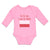 Long Sleeve Bodysuit Baby I'M Cute, Polish! Poland Flag Central Europe Cotton
