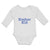 Long Sleeve Bodysuit Baby Kosher Kid Tradition Heritage Obedient Cotton