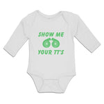 Long Sleeve Bodysuit Baby Show Me Your Tt's Boy & Girl Clothes Cotton