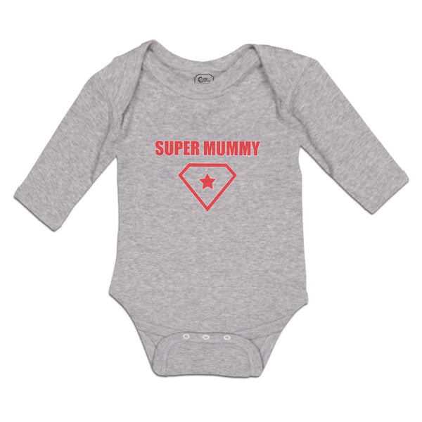 Red Super Mummy Shield with Diamond Shape Alond with Star