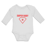 Super Baby Hero Shield with Diamond Shape Along with Star Inside