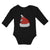 Long Sleeve Bodysuit Baby Christmas Santa Claus Red Hat Boy & Girl Clothes - Cute Rascals