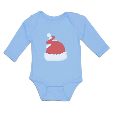 Long Sleeve Bodysuit Baby Christmas Santa Claus Red Hat Boy & Girl Clothes