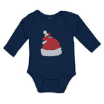 Long Sleeve Bodysuit Baby Christmas Santa Claus Red Hat Boy & Girl Clothes - Cute Rascals