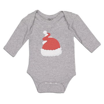 Long Sleeve Bodysuit Baby Christmas Santa Claus Red Hat Boy & Girl Clothes