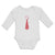 Long Sleeve Bodysuit Baby Polkat Dots Neck Tie Men's Stylish Fashion Accesorry