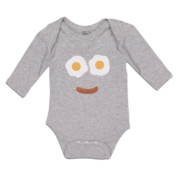 Long Sleeve Bodysuit Baby Eggs and Sausage Boy & Girl Clothes Cotton