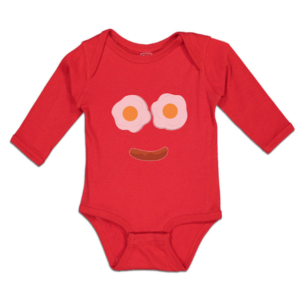 Long Sleeve Bodysuit Baby Eggs and Sausage Boy & Girl Clothes Cotton - Cute Rascals