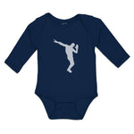 Silhouette Floss Dance Style Position