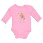 Long Sleeve Bodysuit Baby Parrot Riding on Camel Boy & Girl Clothes Cotton