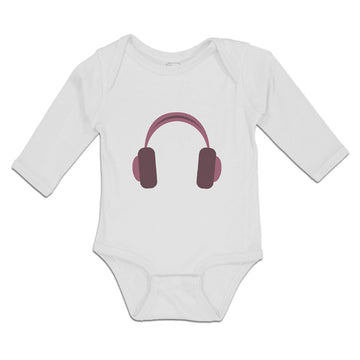 Long Sleeve Bodysuit Baby Modern Sponge Headphone 2 Boy & Girl Clothes Cotton