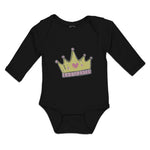 Long Sleeve Bodysuit Baby The King of Ruler Prince Crown Boy & Girl Clothes