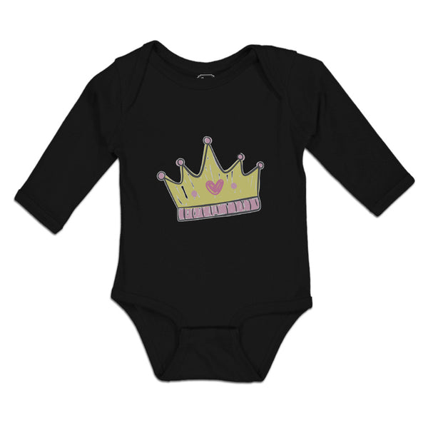 Long Sleeve Bodysuit Baby The King of Ruler Prince Crown Boy & Girl Clothes