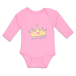 Long Sleeve Bodysuit Baby The King of Ruler Prince Crown Boy & Girl Clothes