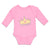 Long Sleeve Bodysuit Baby The King of Ruler Prince Crown Boy & Girl Clothes