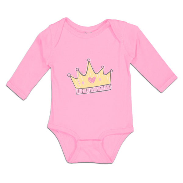 Long Sleeve Bodysuit Baby The King of Ruler Prince Crown Boy & Girl Clothes