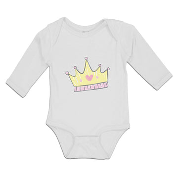 Long Sleeve Bodysuit Baby The King of Ruler Prince Crown Boy & Girl Clothes