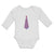 Long Sleeve Bodysuit Baby Striped Neck Tie Style 5 Boy & Girl Clothes Cotton