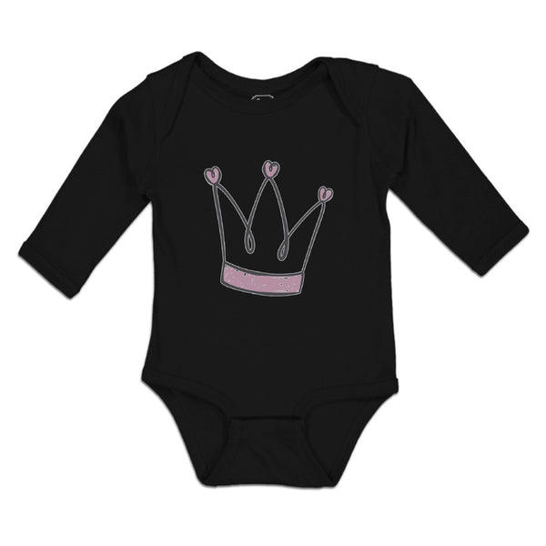 Long Sleeve Bodysuit Baby Princess Crown Boy & Girl Clothes Cotton