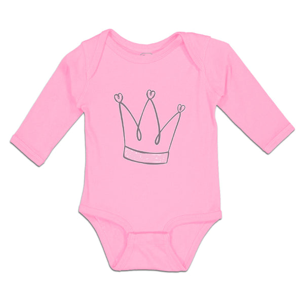 Long Sleeve Bodysuit Baby Princess Crown Boy & Girl Clothes Cotton