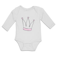 Long Sleeve Bodysuit Baby Princess Crown Boy & Girl Clothes Cotton