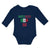 Long Sleeve Bodysuit Baby American National Flag of Mexico 10 United States - Cute Rascals