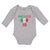 Long Sleeve Bodysuit Baby American National Flag of Mexico 10 United States - Cute Rascals