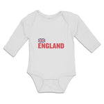 Long Sleeve Bodysuit Baby United Kingdom of Flag England Boy & Girl Clothes