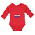 Long Sleeve Bodysuit Baby Flag of Croatia Usa Boy & Girl Clothes Cotton - Cute Rascals