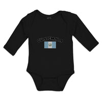 Long Sleeve Bodysuit Baby Flag of Guatemala Boy & Girl Clothes Cotton - Cute Rascals