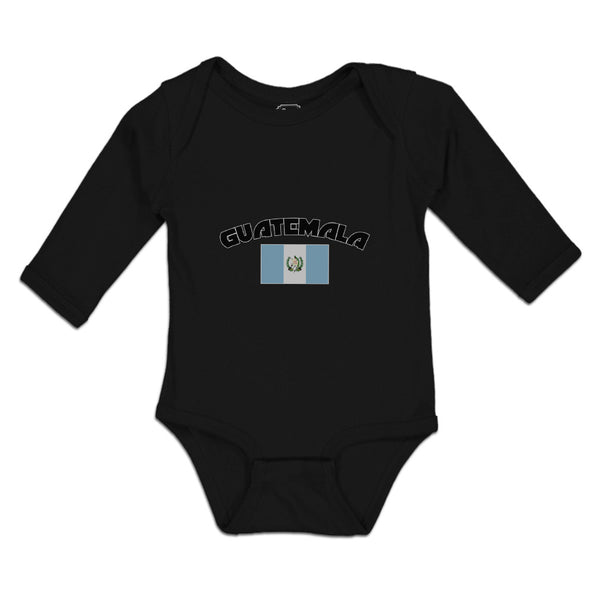 Long Sleeve Bodysuit Baby Flag of Guatemala Boy & Girl Clothes Cotton - Cute Rascals