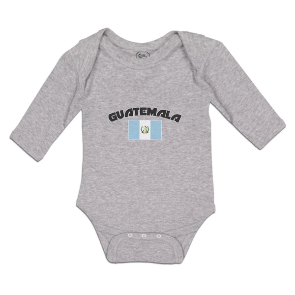 Long Sleeve Bodysuit Baby Flag of Guatemala Boy & Girl Clothes Cotton - Cute Rascals