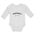 Long Sleeve Bodysuit Baby Flag of Guatemala Boy & Girl Clothes Cotton - Cute Rascals