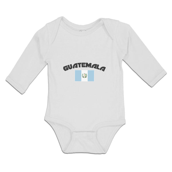 Long Sleeve Bodysuit Baby Flag of Guatemala Boy & Girl Clothes Cotton - Cute Rascals