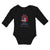 Long Sleeve Bodysuit Baby Half Mexican Half American 100% Awesome Cotton - Cute Rascals