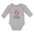 Long Sleeve Bodysuit Baby Half Mexican Half American 100% Awesome Cotton - Cute Rascals