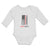 Long Sleeve Bodysuit Baby Honor Respect Firefighters Usa Flag Thin Cotton - Cute Rascals