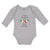 Long Sleeve Bodysuit Baby I Got Best Worlds! Countries National Flags Cotton