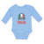 Long Sleeve Bodysuit Baby Forza Azzurri Italian National Flag Boy & Girl Clothes - Cute Rascals