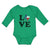 Long Sleeve Bodysuit Baby Love American Country Map Usa Boy & Girl Clothes