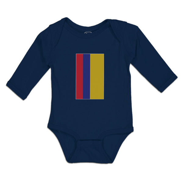 Long Sleeve Bodysuit Baby National Flag of Usa Columbia Boy & Girl Clothes