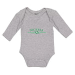 Long Sleeve Bodysuit Baby Flag of Nigeria Boy & Girl Clothes Cotton - Cute Rascals