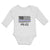 Long Sleeve Bodysuit Baby An American Flag Symbolic Support for Law Enforcement - Cute Rascals